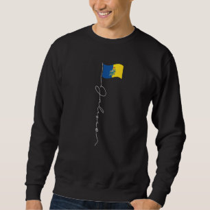 Jalisco Signature Flag Pole Elegant Jalisciense Fl Sweatshirt