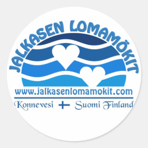 Jalkasen Lomamökit Aufkleber