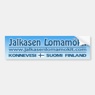 Jalkasen Lomamökit Autoaufkleber