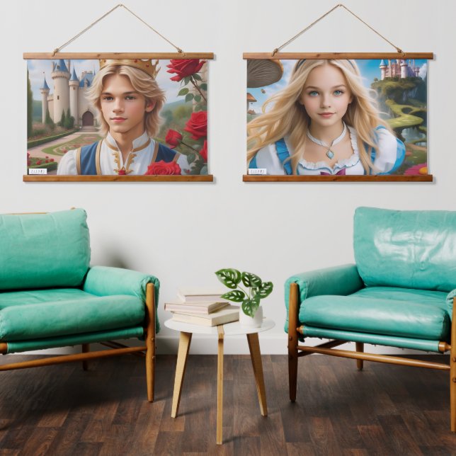 JALOOS HANGING TAPESTRY WANDTEPPICH MIT HOLZRAHMEN (Wohnzimmer)