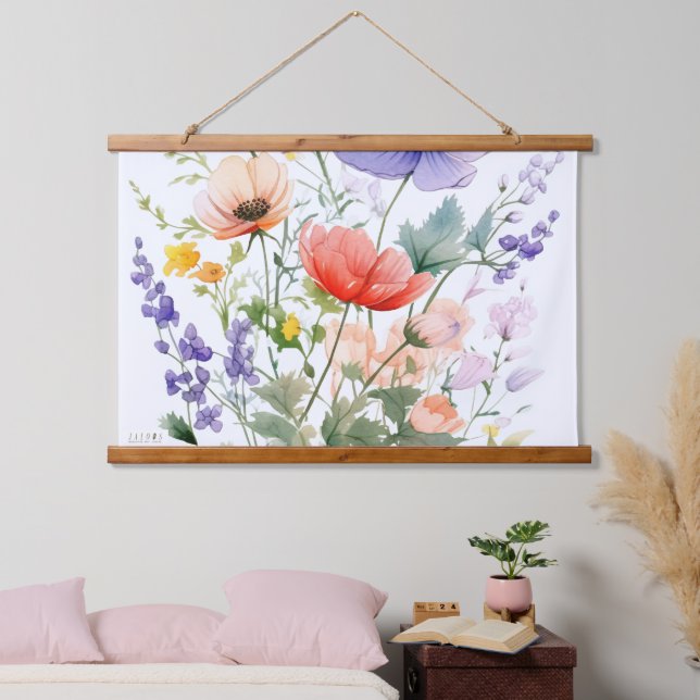 JALOOS WANDTEPPICH MIT HOLZRAHMEN (Schlafzimmer)