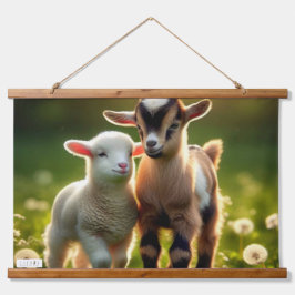 JALOOS WANDTEPPICH MIT HOLZRAHMEN