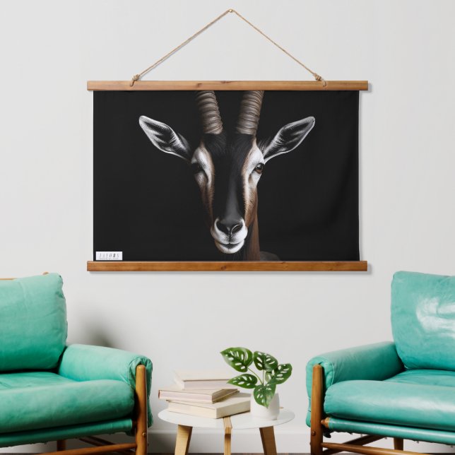 JALOOS WANDTEPPICH MIT HOLZRAHMEN (Wohnzimmer)