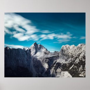 Jalovec-Berg in Slowenien Poster