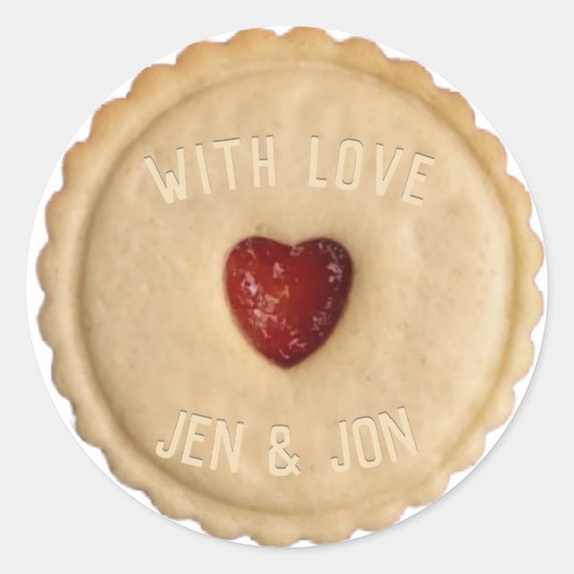 Jam Biscuit Magnet Schlüsselanhänger Runder Aufkleber (Vorderseite)