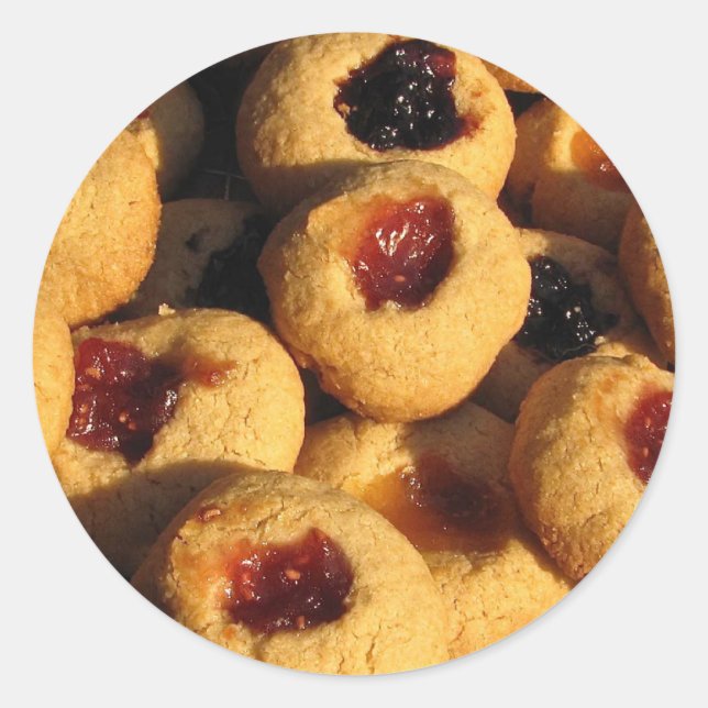 Jam Drops Runder Aufkleber (Vorderseite)
