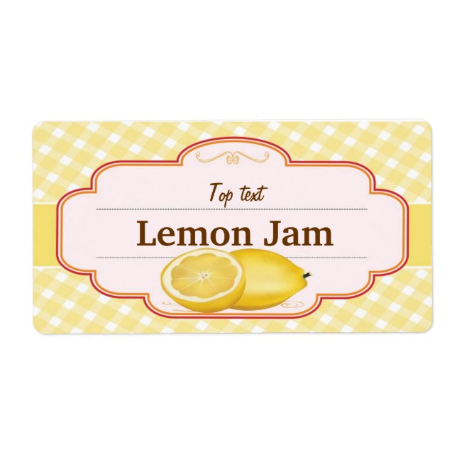 Jam Jelly Traditional Lemon Jam (Vorne)