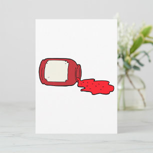 Jam Niedlich Red Jelly Jar Einladung