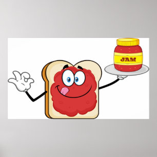 Jam on Toast Poster