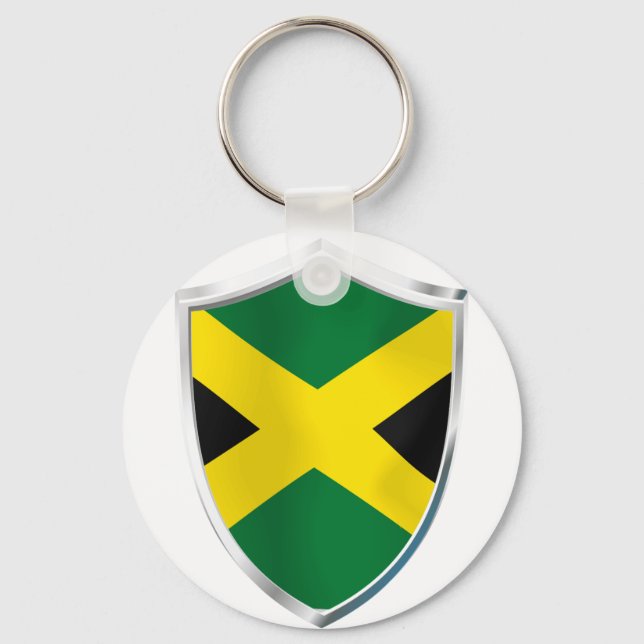Jamacia Shield Schlüsselanhänger (Vorderseite)