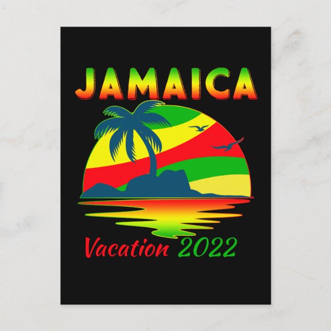Jamaica 2022 Cruise Vacation Group Matching  Postkarte (Vorderseite)