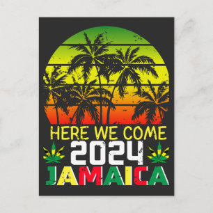 Jamaica 2024 wir kommen postkarte
