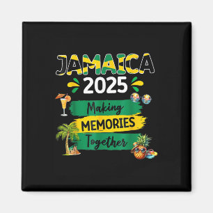 Jamaica 2025 Vacation Trip Matching Family Squad G Magnet