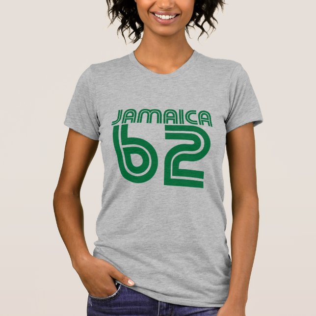 Jamaica 62 - Proud Jamaicans - Reggae Rasta Shirt (Vorderseite)