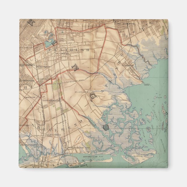 Jamaica Bay and Brooklyn Magnet (Vorne)