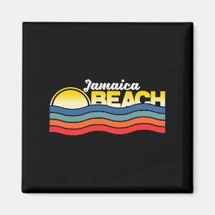 Jamaica Beach Texas Retro Vintag Surfer Souvenir Magnet