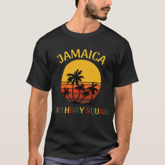 Jamaica Birthday Squad 2023 Matching Family T-Shirt