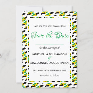 JAMAICA Brauch Hochzeit Schrift Hochzeitsfeier Save The Date