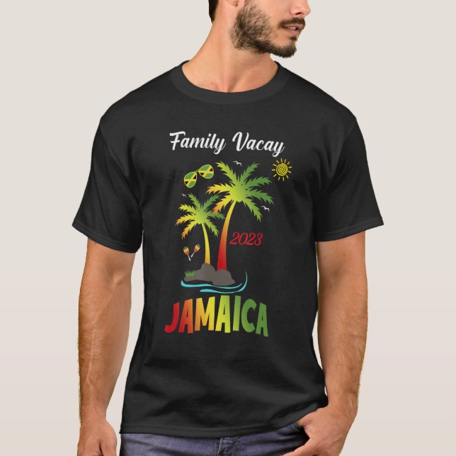 Jamaica Caribbean Family Vacation 2023 Girls Trip_ T-Shirt (Vorderseite)