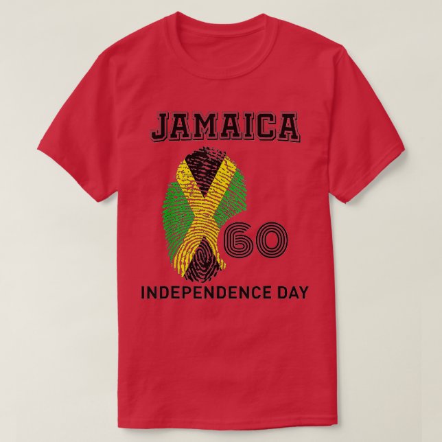 Jamaica Celebration Independence Day T-Shirt (Design vorne)