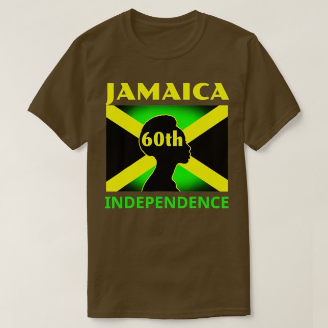 Jamaica Celebration Jamaikanische Flagge Independe T-Shirt (Design vorne)
