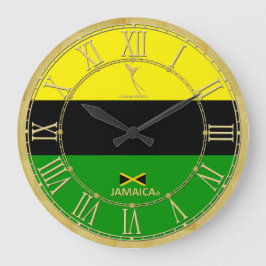 Jamaica Colors Gold römische Zahlen Moderne Uhr