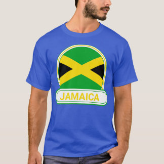 Jamaica Country Abzeichen Jamaica Flag T-Shirt