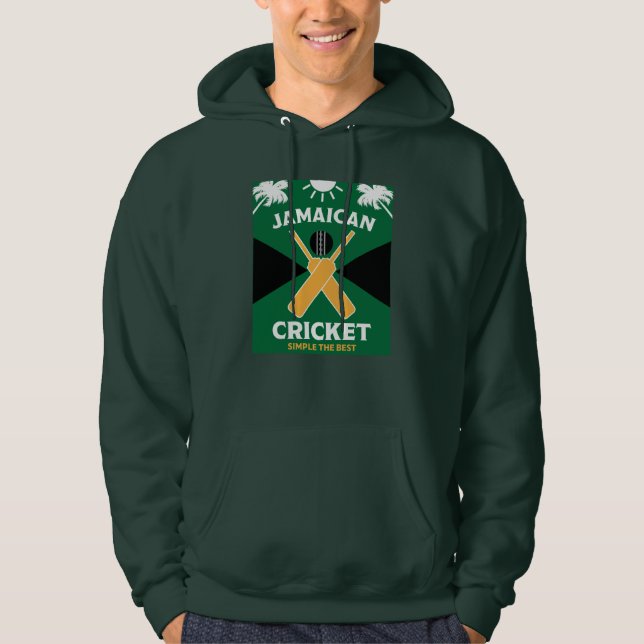 Jamaica Cricket Hoodie (Vorderseite)