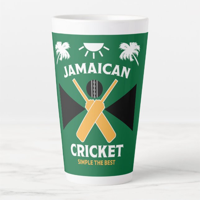 Jamaica Cricket Milchtasse (Vorderseite)