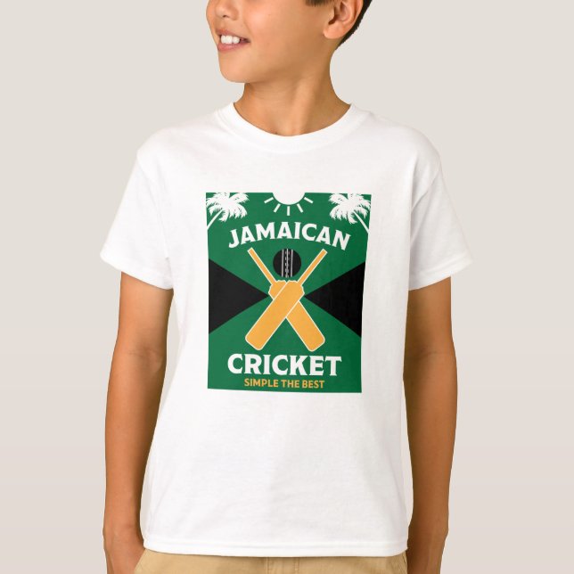Jamaica Cricket T-Shirt (Vorderseite)