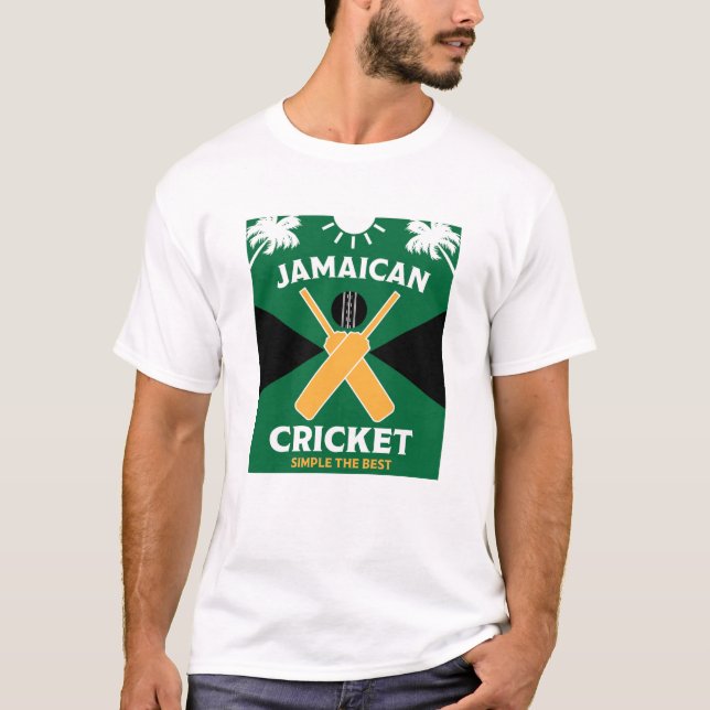 Jamaica Cricket T-Shirt (Vorderseite)