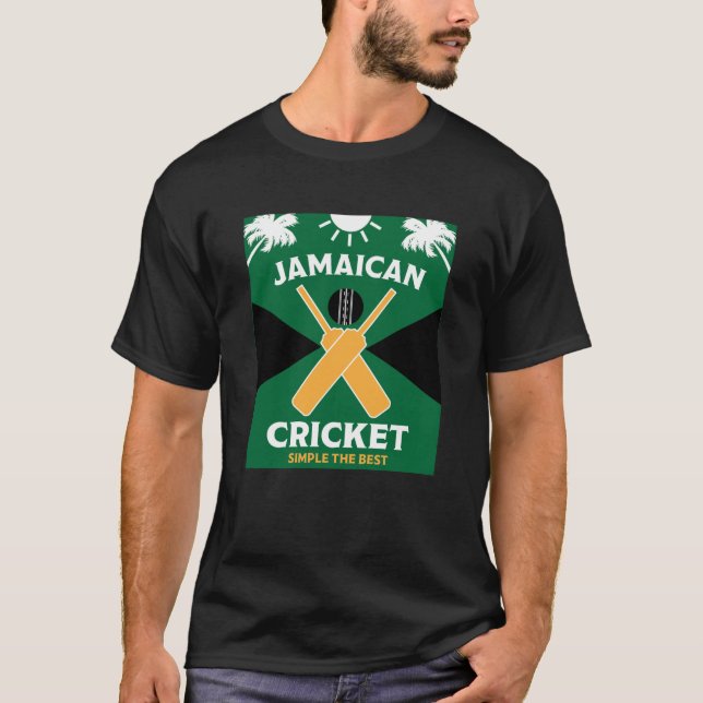 Jamaica Cricket T-Shirt (Vorderseite)