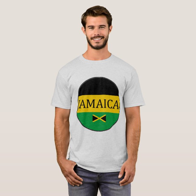 Jamaica Designer Name Marke T-Shirt (Vorne ganz)