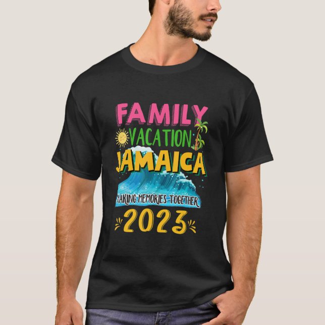 Jamaica Familienurlaub 2023 Familienurlaub im Somm T-Shirt (Vorderseite)