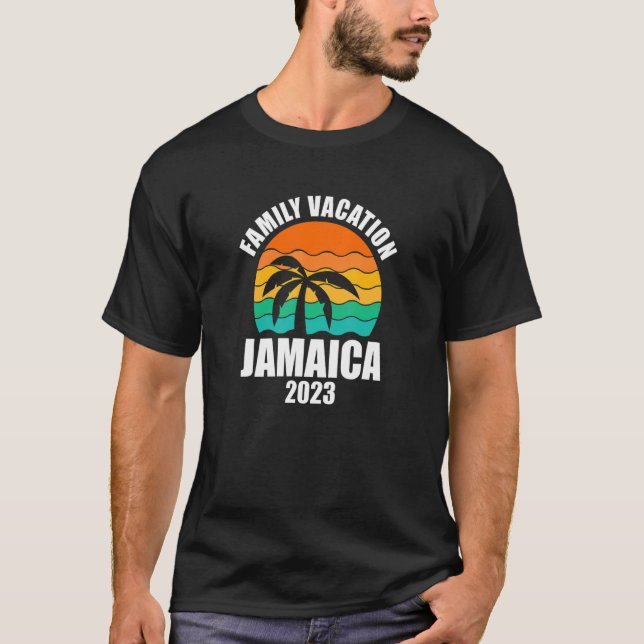 Jamaica Familienurlaub 2023 Sommermatching Holid T-Shirt (Vorderseite)