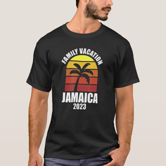 Jamaica Familienurlaub 2023 Sommermatching Holid T-Shirt (Vorderseite)
