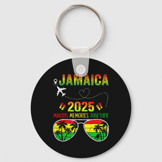 Jamaica Family Wiedersehen 2025 Erinnerungen Vacat Schlüsselanhänger (Vorderseite)