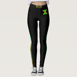 JAMAICA FLAG BLACK LEGGINGS HAVIC ACD