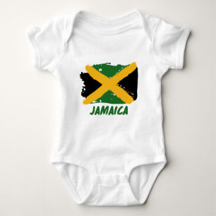 Jamaica flag design baby strampler