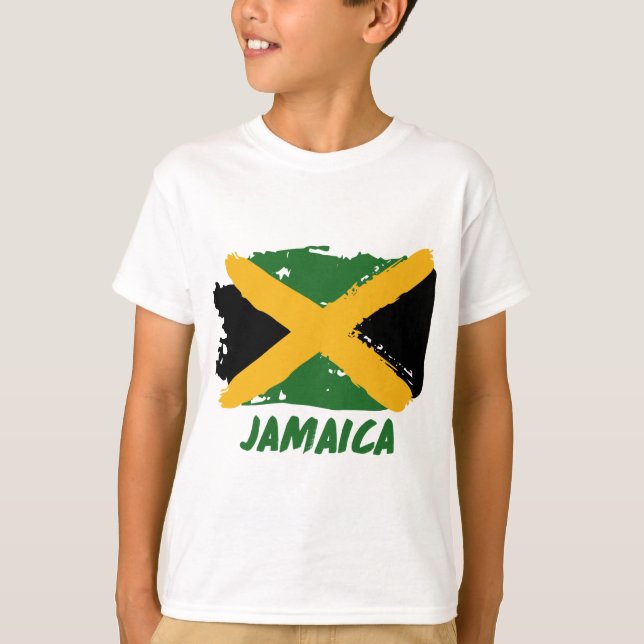 Jamaica flag design T-Shirt (Vorderseite)