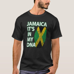 Jamaica Flag Es ist My Dna Jamaican Liebe Peace Fi T-Shirt