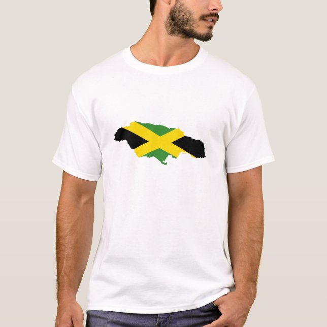 Jamaica Flag Island - Proud Jamaicans - Shirt (Vorderseite)