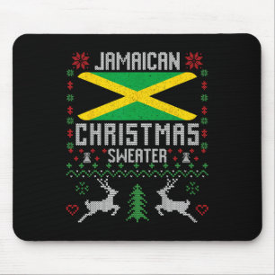 Jamaica Flag Jamaikanischer Weihnachtssüßer Mousepad