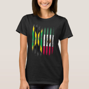 Jamaica Flag Mexiko Landflaggen Streifen T-Shirt
