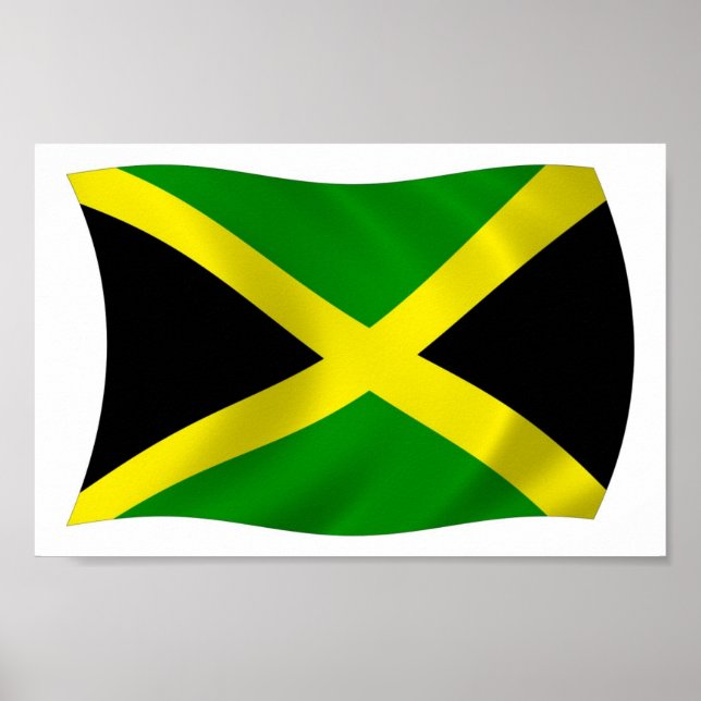Jamaica Flag Poster Print (Vorne)