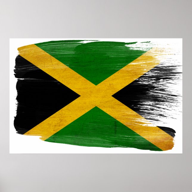 Jamaica Flag Posters Poster (Vorne)