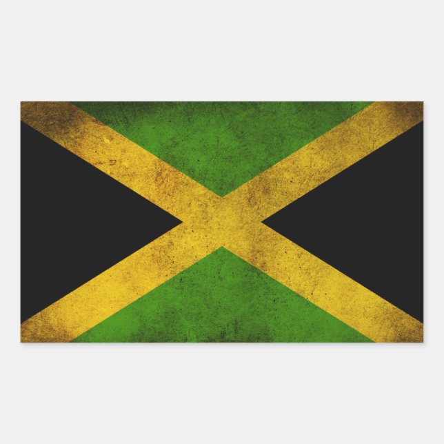 Jamaica Flag - Proud Jamaicans - Rasta Sticker (Vorderseite)