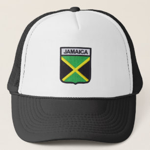 Jamaica Flag Rasta Reggae Roots Trucker Cap Truckerkappe