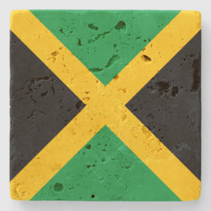 Jamaica Flag Stone Untersetzer