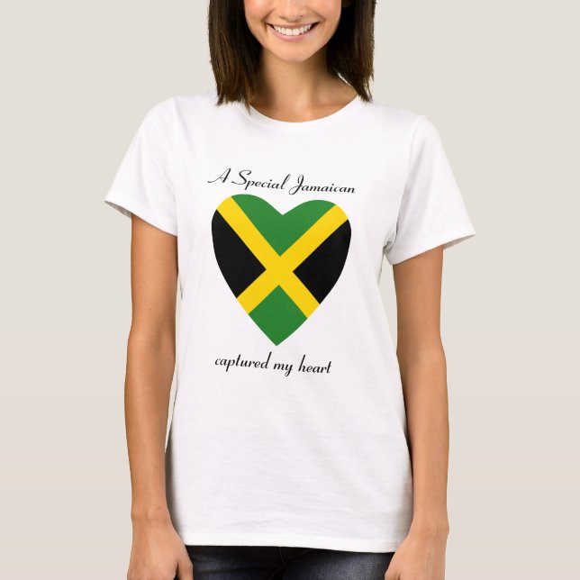 Jamaica Flag Sweetheart T - Shirt (Vorderseite)